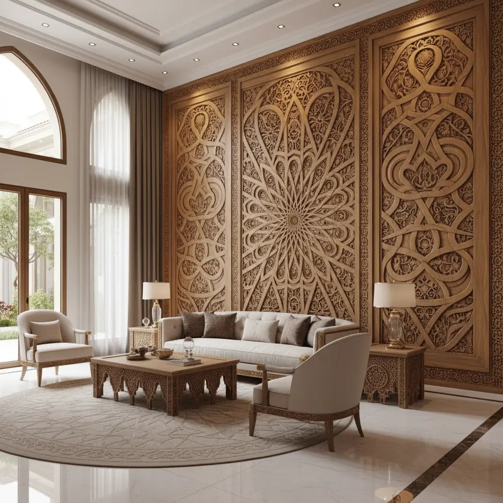 الزخارف الخشبية للديكور الداخلي – عامر للديكور عامر للديكور