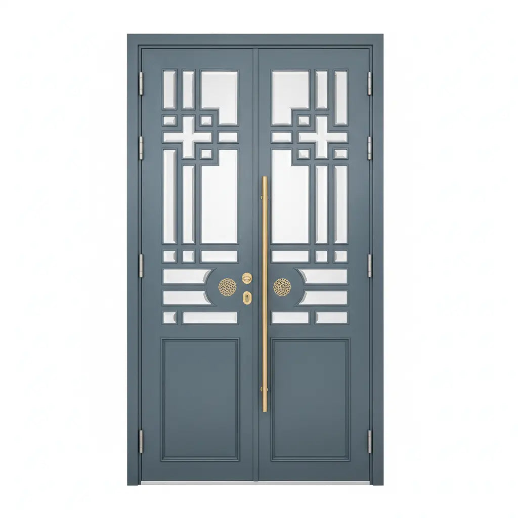 أبواب ألمنيوم خارجية - تصميم حسب الطلب عامر للديكور