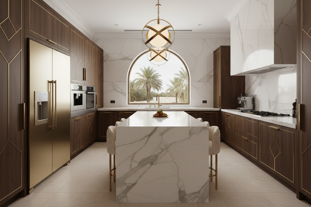 تصميم مطبخ عصري فاخر