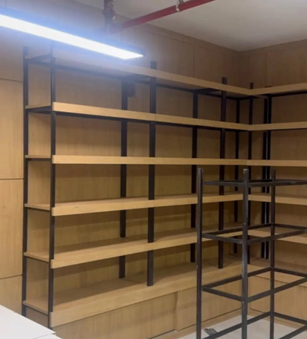 تجهيز رفوف خشبية - حلول تخزين عملية وأنيقة
