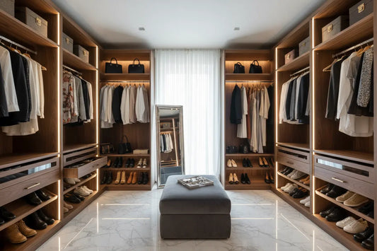 غرف تبديل ملابس فاخرة