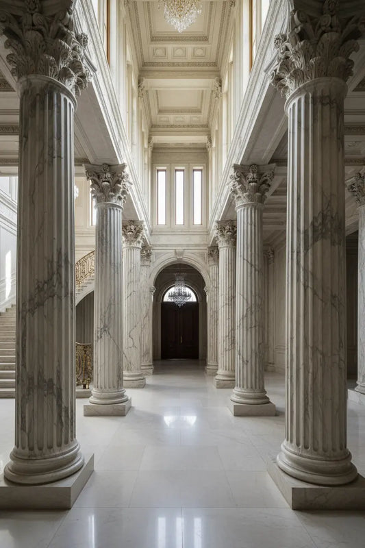 أعمدة رخام كلاسيكية