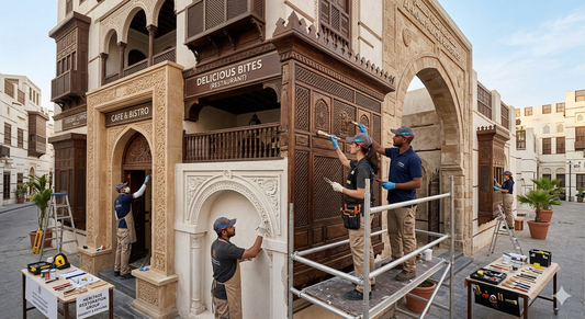 ترميم مطاعم الرياض – تجديد شامل بمعايير عالمية عامر للديكور