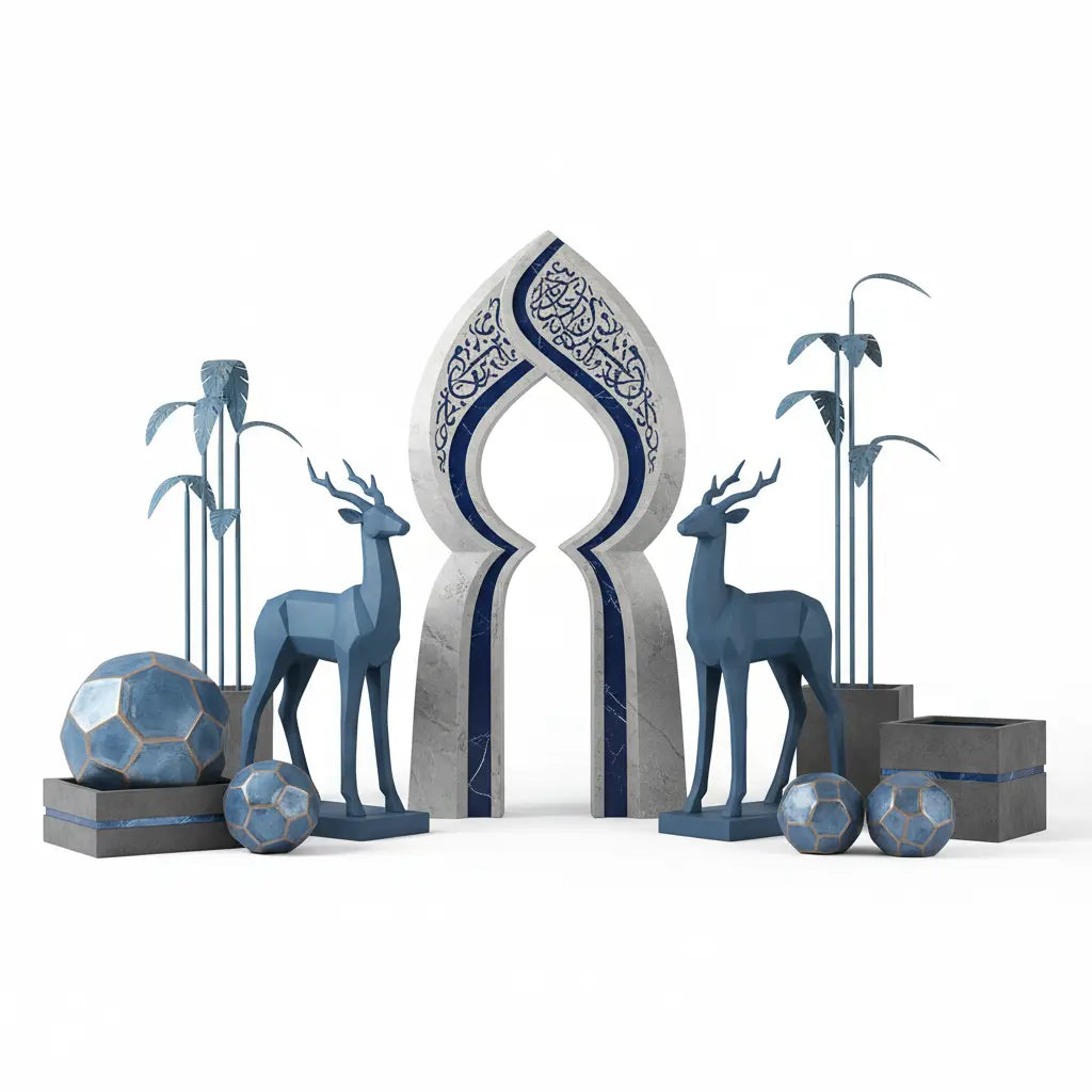 تماثيل وزخارف حدائق