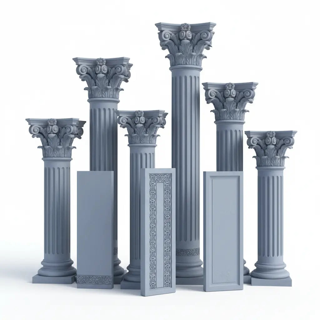 أعمدة خارجية فاخرة