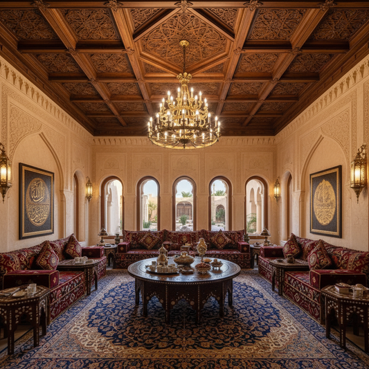 تصميم مجالس عربية فاخرة بالرياض عامر للديكور