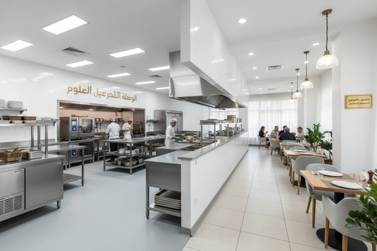 دهان مطاعم آمن غذائياً في الرياض - دهانات مطابخ تجارية ومطاعم | عامر للديكور عامر للديكور