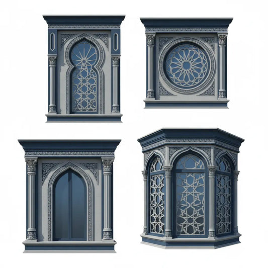 إطارات نوافذ خارجية فاخرة