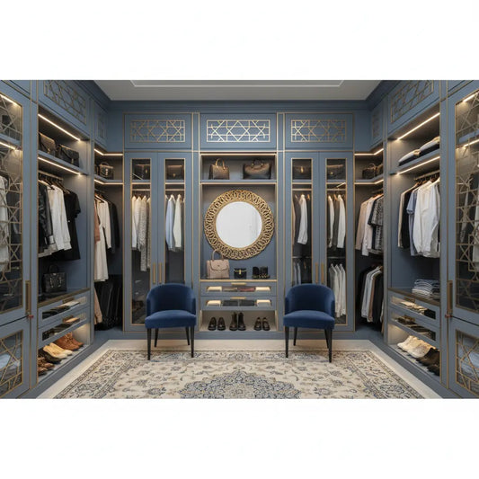 غرف تبديل ملابس فاخرة